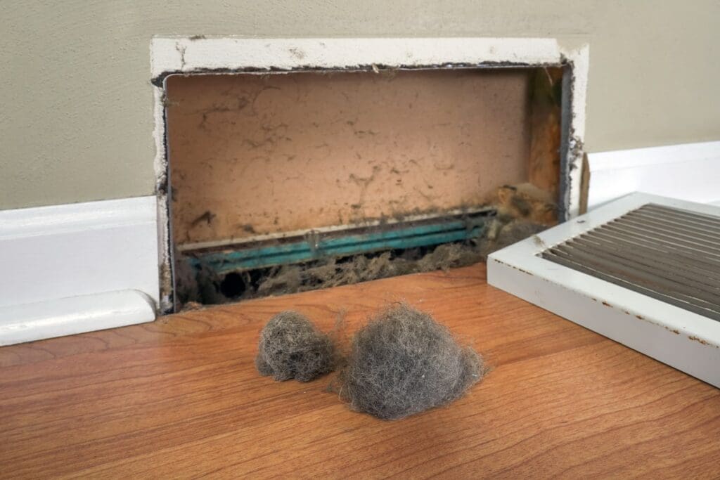 duct sanitizing and furnace maintenance